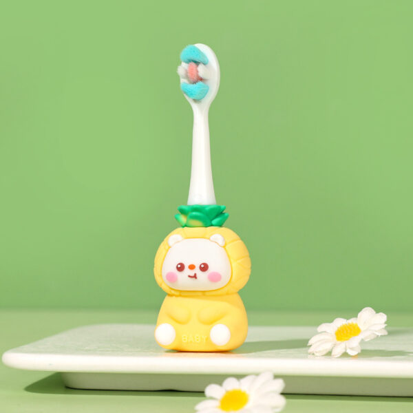 Bear – Cute 3D Cartoon Animal Toothbrush for Kids – Extra Soft Bristles – Gentle Oral Care for Toddlers Aged 1-7