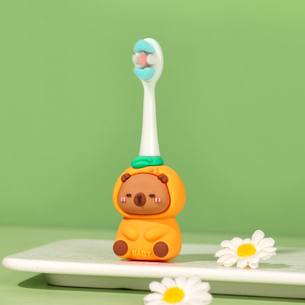 Bear – Cute 3D Cartoon Animal Toothbrush for Kids – Extra Soft Bristles – Gentle Oral Care for Toddlers Aged 1-7