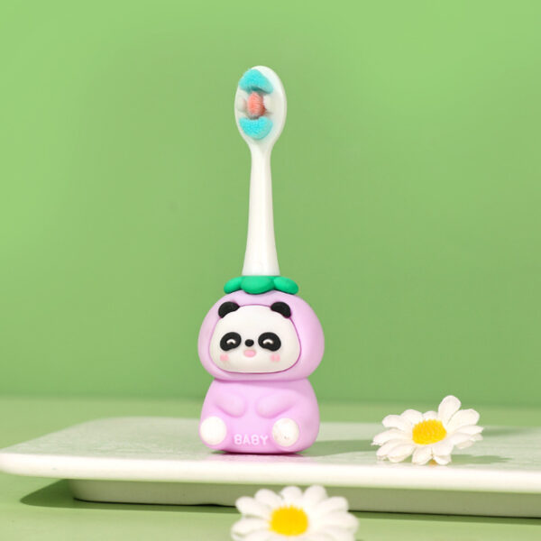 Bear – Cute 3D Cartoon Animal Toothbrush for Kids – Extra Soft Bristles – Gentle Oral Care for Toddlers Aged 1-7