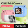 Kids Digital Camera High Quality HD Mini Instant Print