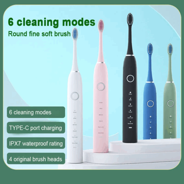 Main image_04 Sonic Electric Rechargeable Toothbrush - Type C