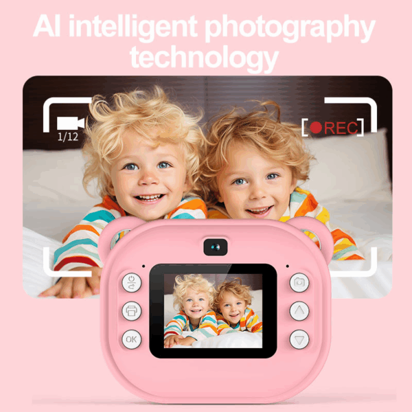 Kids Digital Camera High Quality HD Mini Instant Print