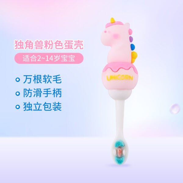 O1CN010oZ5RM1wjbbaGJJcR_!!2212307036344-0-cib Unicorn-Cute 3D Cartoon Animal Toothbrush for Kids - Extra Soft Bristles - Gentle Oral Care for Toddlers Aged 1-7