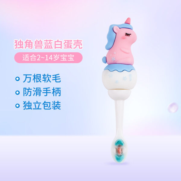 O1CN01RHsOMI1wjbbZirj4o_!!2212307036344-0-cib Unicorn-Cute 3D Cartoon Animal Toothbrush for Kids - Extra Soft Bristles - Gentle Oral Care for Toddlers Aged 1-7