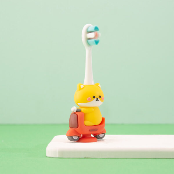 O1CN01lYGQl01wjbaVBMiFM_!!2212307036344-0-cib Kitty-Cute 3D Cartoon Animal Toothbrush for Kids - Extra Soft Bristles - Gentle Oral Care for Toddlers Aged 1-7