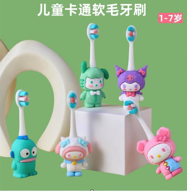 Cute 3D Cartoon Animal Toothbrush for Kids
