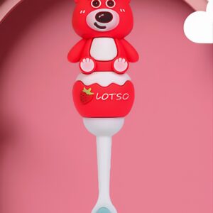 RedBear-Cute 3D Cartoon Animal Toothbrush for Kids - Extra Soft Bristles - Gentle Oral Care for Toddlers Aged 1-7