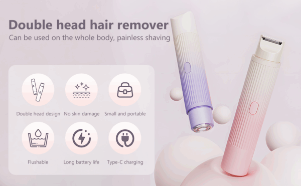 Double Head Hair Remover Trimmer for Women - Best Quality