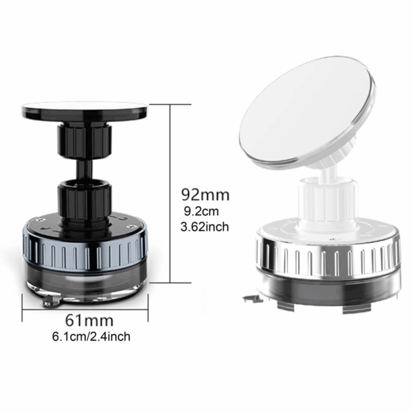 Universal Silicone Suction Cup Phone Holder Stand 360° Rotation Magnetic Windshield