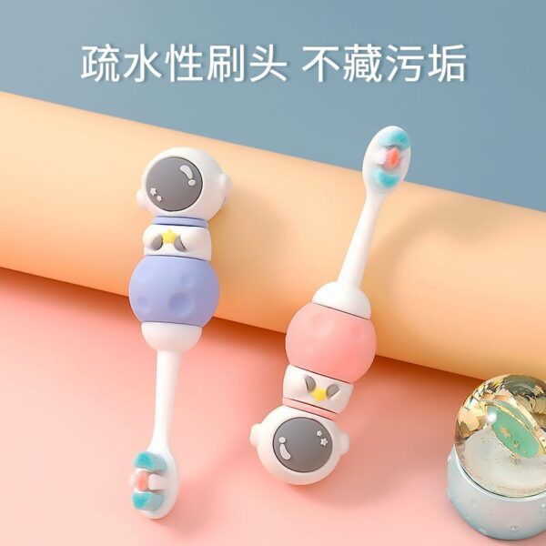 O1CN015JEMXI1cjKsJYLbJ6_!!2211523223636-0-cib Alien-Cute 3D Cartoon Animal Toothbrush for Kids - Extra Soft Bristles - Gentle Oral Care for Toddlers Aged 1-7