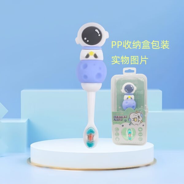 O1CN01DbeGhF1cjL29atgvJ_!!2211523223636-0-cib Alien-Cute 3D Cartoon Animal Toothbrush for Kids - Extra Soft Bristles - Gentle Oral Care for Toddlers Aged 1-7