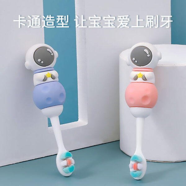 O1CN01mtU7iM1cjKsAANaVK_!!2211523223636-0-cib Alien-Cute 3D Cartoon Animal Toothbrush for Kids - Extra Soft Bristles - Gentle Oral Care for Toddlers Aged 1-7