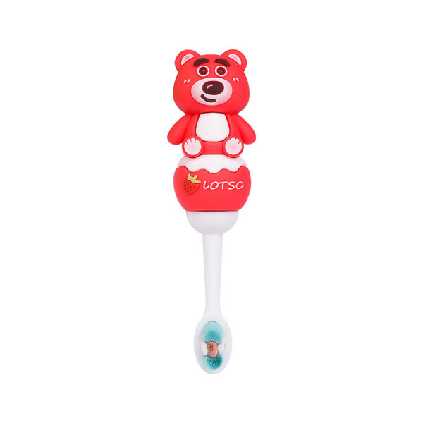 O1CN01nHQ9rH1wjbPKnB8WE_!!2212307036344-0-cib RedBear-Cute 3D Cartoon Animal Toothbrush for Kids - Extra Soft Bristles - Gentle Oral Care for Toddlers Aged 1-7